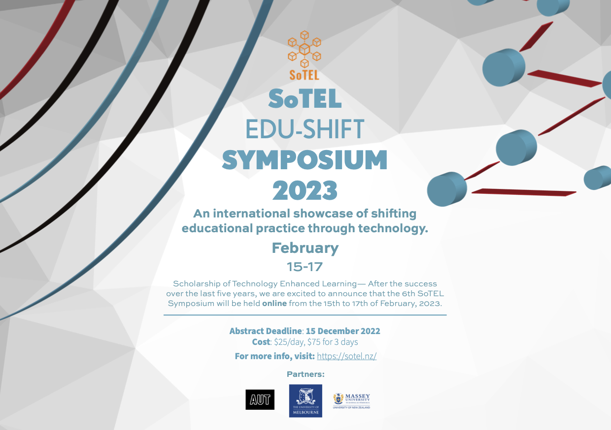 SoTEL Symposium 2023 Flyer